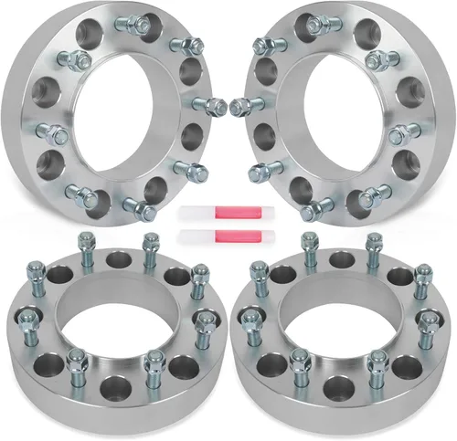 Vista 12 de SCITOO 4 adaptadores de rueda de 5 x 4.5 pulgadas, adaptadores espaciadores de rueda de 2 pulgadas con pernos de 1/2 pulgada para Dodge Nitro