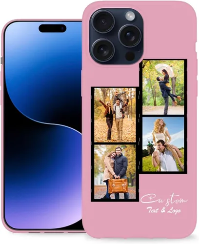 Vista 18 de Funda de teléfono personalizada para Apple iPhone 16, 15, 14, 13, 12, 11 Pro Max Plus Mini XR X XS 8 7+ SE 2022 2020 con imagen, logotipo, texto 01