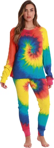 Vista 2 de Just Love Conjuntos térmicos Tie Dye Mommy and Me para mujeres y niños