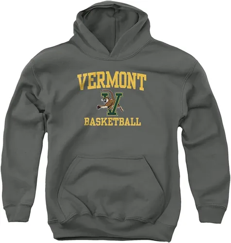 Vista 10 de University Of Vermont Sudadera con capucha oficial de baloncesto para niños y niñas