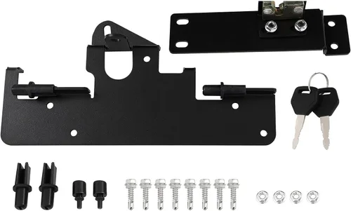 Vista 6 de CCIYU Caja de almacenamiento para caja de camioneta compatible con Toyota para TACOMA 2019-2020, tapa con cerradura lateral del pasajero, caja