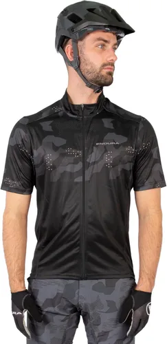 Vista 2 de Endura Maillot de ciclismo de manga corta Hummvee Ray II para hombre Negro