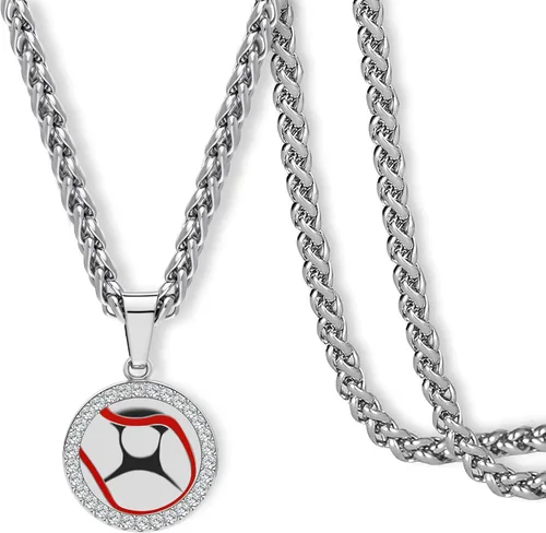 Vista 22 de Collar con colgante deportivo para hombres, mujeres, adolescentes, fútbol, baloncesto, béisbol, fútbol, deportes, regalos para fanáticos del