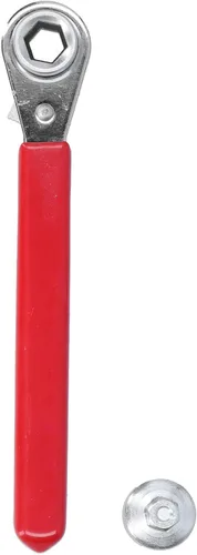 Vista 2 de Llave de trinquete de terminal mini llave de instalación de batería. Llave de trinquete de 5/16 pulgadas 0.4 pulgadas con enchufe de 1/2 pulgadas