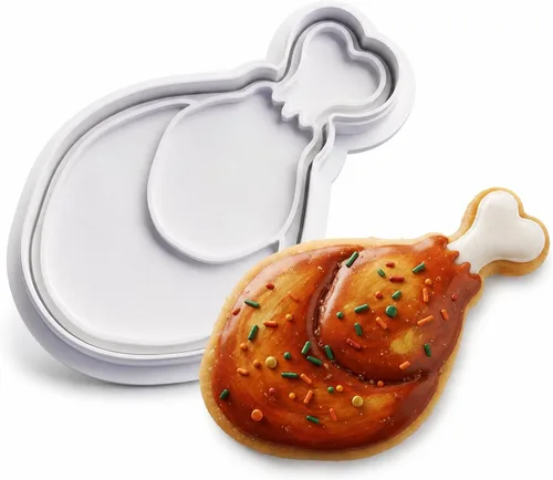 Vista 30 de 8 PCS Thanksgiving Cookie Cutter Set with Embossers Turkey Pumpkin Maple Leaf Corn & More 3" Complete Fall Collection