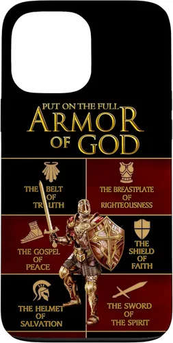 Vista 24 de Warrior of God Put On The Full Armor of God Funda para iPhone 17