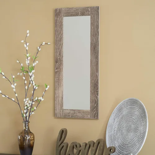 Vista 4 de Household Essentials 8078-1 Espejo de pared rectangular Ashwood