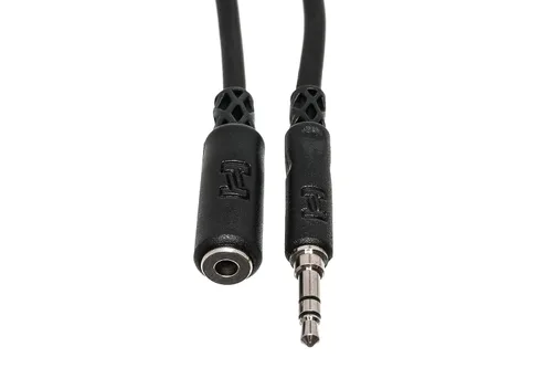 Vista 2 de Hosa Cable de extensión para auriculares MHE-102, TRS de 0.138 in a TRS de 0.138 in, 2 pies