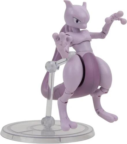 Vista 6 de Pokémon Select Mewtwo - Figura súper articulada de 6 pulgadas con más de 15 puntos de articulación