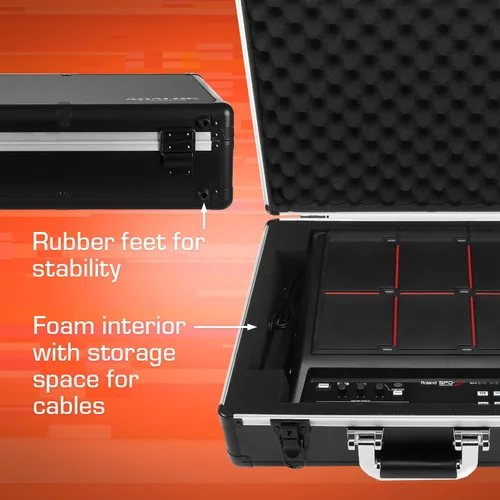 Vista 3 de ANALOG CASES Funda SPD-SX/SPD-SX Pro - Funda rígida UNISON ultraligera Ultra-Lightweight and Durable Aluminum Case, Die-Cut Foam Padded