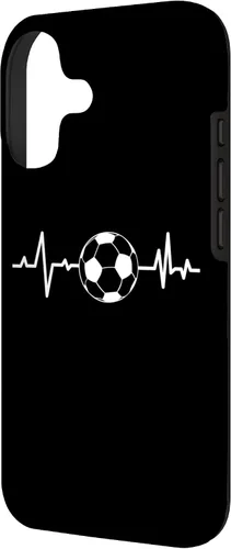 Vista 2 de Score Big with Soccer Heartbeat I Love Soccer Enthusiasts - Carcasa para iPhone 17