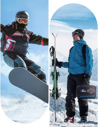 Vista 7 de JOYTUTUS Basic Ski Snowboard Tuning Kit with Wax Ski Snowboard Wax Kit with Waxing Iron