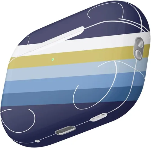Vista 3 de MightySkins - Fundas compatibles con Apple AirPods Pro 2 - Cool Stripes Funda protectora de vinilo duradera y única Fácil de aplicar, quitar