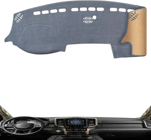 Vista 27 de Cubierta de tablero Tapete de salpicadero Compatible con Chevy Cruze 2015-2011 (para transmisión en la izquierda), Alfombra de salpicadero de coche