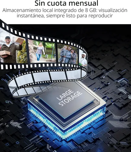 Vista 3 de PHILIPS Timbre de video de doble cámara inalámbrico, 2K con HDR, cámara de seguridad, timbre de video Wi-Fi con timbre, sin tarifas mensuales