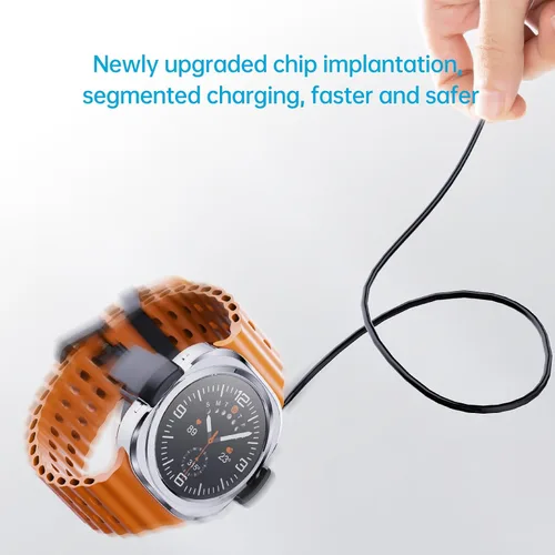 Vista 4 de Cargador de reloj Galaxy, compatible con Samsung Watch 8/8 Classic/7/7 Ultra/6/6 Classic/5 Pro/5/4/4 Classic/3 Active2/1, cable de carga Galaxy