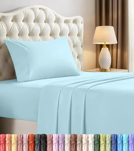 Vista 56 de Utopia Bedding - Juego de sábanas de microfibra cepillada, resistente al encogimiento y a la decoloración, de fácil cuidado, 3 piezas, tamaño Beige