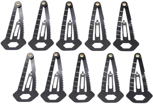 Vista 5 de Paquete de 3 pinzas tácticas multiherramienta para el cabello, kit de supervivencia universal para mujeres