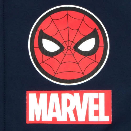 Vista 3 de Marvel Spider-Man Queens NY - Chaqueta de bombardero para niños, chaqueta universitaria con cremallera para niños y niños pequeños