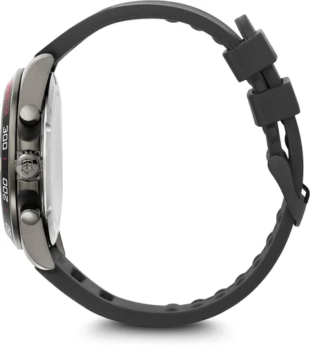Vista 3 de Victorinox Fieldforce Sport Chrono Reloj con esfera negra y correa de goma negra Negro
