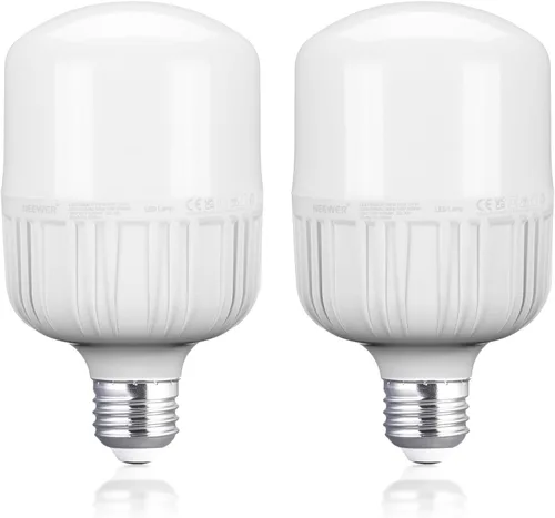 Vista 10 de Bombillas LED NEEWER E26 de 35 W, paquete de 2, 3150 lúmenes/5700 K/CRI 93+