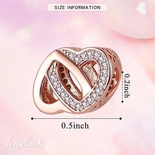 Vista 5 de Dije de cielo estrellado natural que se adapta a pulseras de plata de ley 925 con circonitas cúbicas para mujer, pulsera y collar, joyería