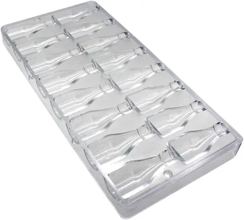 Vista 3 de Goldbaking Moldes duros del chocolate de la PC del molde del caramelo del policarbonato del molde del chocolate en forma de botella