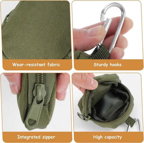 Vista 3 de Tucnoeu Bolsa de premios para perros de 3 piezas, bolsa de recompensa de entrenamiento para perros, bolsa impermeable para perros pequeños