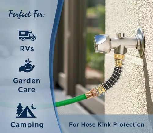 Vista 7 de Morvat Divisor de latón de 4 vías, conector de colector de manguera de jardín con válvulas de encendido/apagado de agarre cómodo, incluye kit