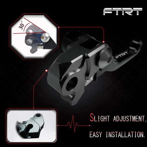 Vista 3 de Pivot - Palancas de embrague de freno para motocross compatibles con CR80R/CR85R 1998-2007, CR125R/CR250R 1992-2003, CRF150R 2007-2022, CRF450R Negro