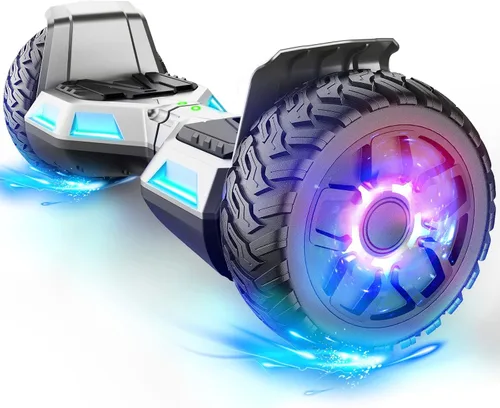 Vista 9 de LIEAGLE Scooter with Bluetooth Speakers and Colorful Wheel Hub Lights 6.5"&8.5"Hoverboard All-terrain Self-balancing Scooter for Kids Adults