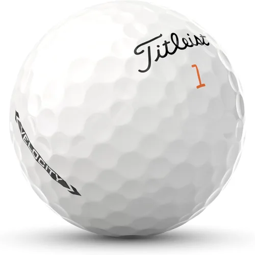 Vista 4 de Titleist Velocity - Pelotas de golf de generación anterior Blanco