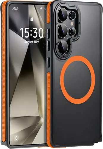 Vista 12 de Funda magnética fuerte para iPhone 12 Pro Max [Protección de grado militar de 10 pies] Compatible con MagSafe, funda protectora a prueba de golpes