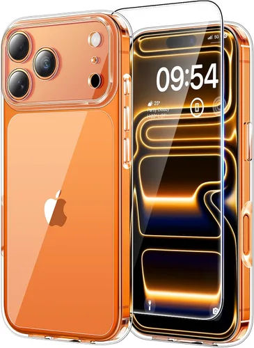 Vista 115 de TAURI Funda para iPhone 17, antiamarilleamiento con protector de pantalla, protección de grado militar, a prueba de golpes, delgada para iPhone 17