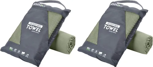 Vista 32 de Toalla de microfibra Rainleaf perfecta para viajes y gimnasio y camping. Secado rápido - Super absorbente - Ultra compacta - Liviana. Adecuada
