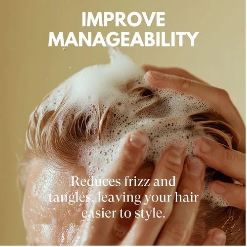 Vista 5 de Just Nutritive Champú para el cabello Caballeros El mejor champú hecho para hombres