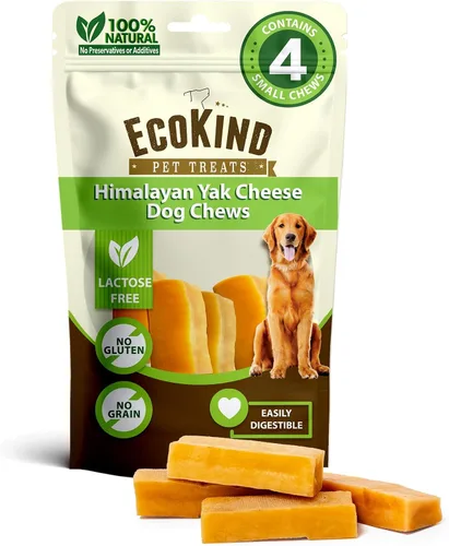 Vista 15 de EcoKind Premium Gold Yak Cheese - Masticables para perros del Himalaya, golosinas saludables para perros pequeños, con alto contenido de proteínas