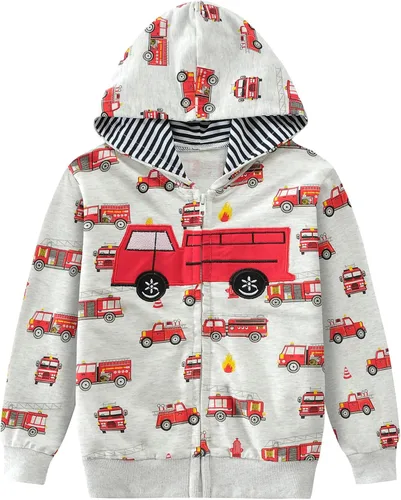 Vista 11 de Tkria Sudaderas con capucha para niños pequeños, sudadera con capucha para bebé, chaqueta con cremallera, abrigo de invierno de manga larga con 1 #