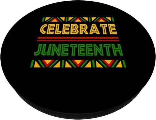 Vista 2 de Celebrate Juneteenth Black Pride African American Freedom PopSockets Swappable PopGrip