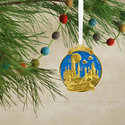 Vista 5 de Hallmark Harry Potter Hogwarts - Adorno de Navidad, metal