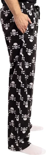 Vista 2 de #followme - Pantalones de pijama de microvellón a cuadros escoceses para hombre