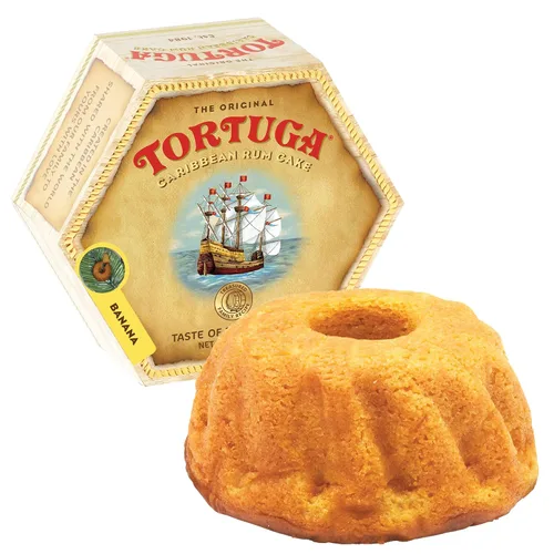 Vista 22 de Tortuga - Paquete de regalo de surtido de pasteles de ron caribeño de 4 onzas