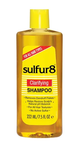 Vista 4 de Sulfur8 Champú – Elimina las escamas de la caspa, restaura el equilibrio del pH del cuero cabelludo, fórmula limpiadora para todo tipo de cabello