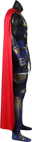 Vista 3 de MODADM Disfraz de superhéroe para adultos, disfraz de superhéroe de cómics, overol de superhéroe para Halloween, traje de cosplay de lujo
