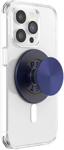 Vista 23 de Agarre para teléfono PopSockets con soporte expansible, agarre adhesivo, azul - Cobalto mate