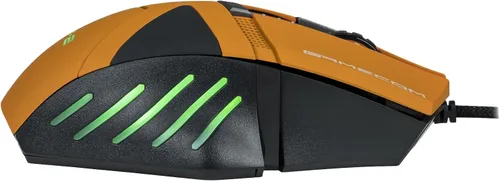 Vista 3 de GameCom GM-2 Advanced Wired Gaming Mouse - Sensor óptico HyperGlide - 8 botones programables - Diseño ergonómico - Iluminación RGB personalizable