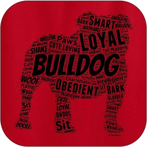 Vista 9 de ThisWear Sudadera con capucha con capucha de Bulldog Inglés Word Art Dog Puppy Owner Gift Hoodie