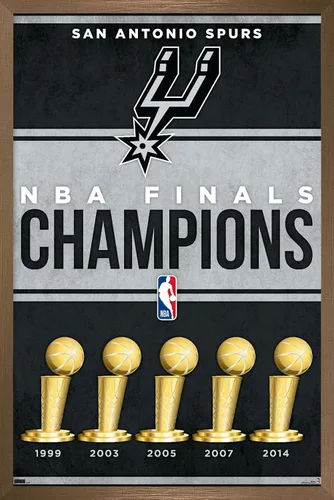 Vista 16 de Trends International NBA San Antonio Spurs - Champions 23 - Póster de pared