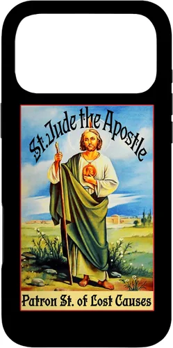 Vista 22 de St. Jude - Funda para iPhone 16, diseño de The Apóstol of Jesus Lost Causes