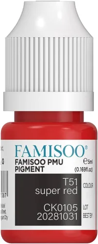 Vista 30 de PMU - Pigmento para labios 0.169 fl. oz/5 ml, tinta de tatuaje profesional para labios de larga duración, microblading, maquillaje permanente